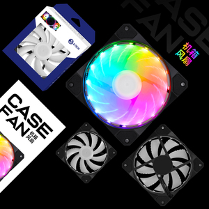 Бесплатный образец 12 В 6Pin 15 светодиодных ламп RGB игровой ПК корпус охлаждающий Компьютерный Вентилятор СВЕТОДИОДНЫЙ многоцветный 120 мм кулер для процессора вентилятор RGB Компьютерный Вентилятор - Product Image 2