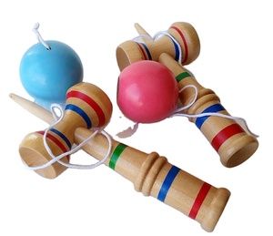 Jouet Kendama en bois écologique couleur bois naturel, personnalisable, jeu éducatif pour enfants, très demandé - Product Image 1