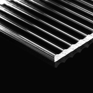 カスタム3mm 5mm 8mm透明<span class=keywords><strong>PMMA</strong></span>溝付きストリップシートクリア光沢テクスチャードリードアクリルパネル - Product Image 5