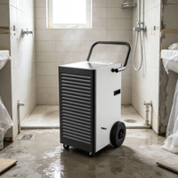 Dehumidifier Kompresor 60L/Hari Portabel untuk Ruang Bawah Tanah/Garasi dengan Layar Digital dan Timer Grosir