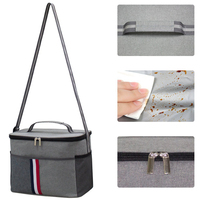 Sac isotherme pliable de grande capacité en tissu Oxford imperméable, color-block, pour l'extérieur – Nouveauté des fabricants
