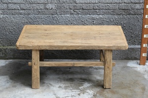 <span class=keywords><strong>Table</strong></span> <span class=keywords><strong>basse</strong></span> en <span class=keywords><strong>bois</strong></span> massif style Antique, offre spéciale, décolorée, en <span class=keywords><strong>bois</strong></span> massif, style carré rustique naturel - Product Image 6