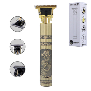 Máquina Cortapelos Eléctrica Silenciosa para Barbería, Máquina de Corte de Pelo con Cabezal de Barbero, Precio Económico, Recortadora de Pelo Vintage con Cuchilla en T Dragon Buddha - Product Image 5