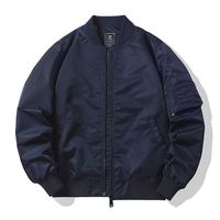 Blouson aviateur homme hiver manteau personnalisé avec logo disponible OEM fermeture éclair Streetwear bombardier tactique softshell Airforce Flight Pilot Jacket
