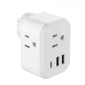 Bande d'alimentation 3 côtés avec répartiteur de prise espacé 3 AC Multi Plug Outlet Extender 5V 2.1A Compact <span class=keywords><strong>Socket</strong></span> Outlet Extender <span class=keywords><strong>Socket</strong></span> - Product Image 1