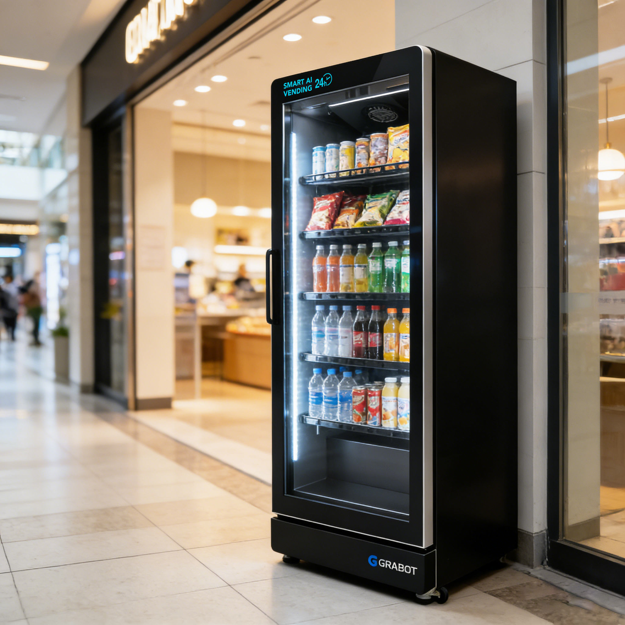 USA Local Stock Commercial Automatic Snack and Drink AI <strong>Smart</strong> <strong>Vending</strong> <strong>Machine</strong> with SDK Function <strong>Smart</strong> <strong>Cooler</strong> Ai <strong>Vending</strong> <strong>Machine</strong>