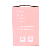 Boîte d'expédition en carton recyclé avec logo personnalisé avec gaufrage boîte-cadeau d'impression couleur conviviale pour kit de haut-parleur karaoké portable