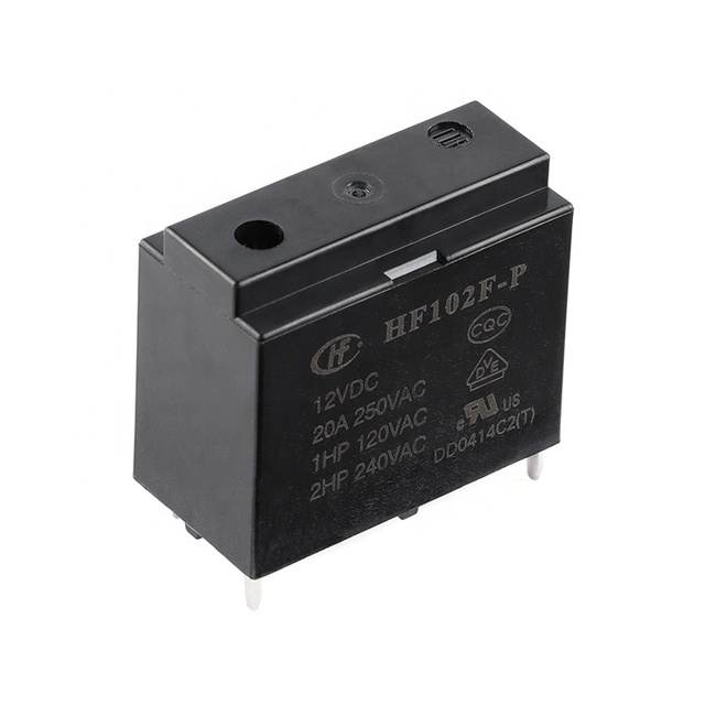 HF102F-P Relay DC 12V 4 Pin Small High Power Relay HF102F-P-12VDC 12VDC