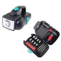 Ensemble d'outils multifonctionnels de 24 pièces avec poignée à cliquet en forme de T, embout de tournevis, embout de perceuse, boîte à outils de haute qualité, matériel OEM pour la maison