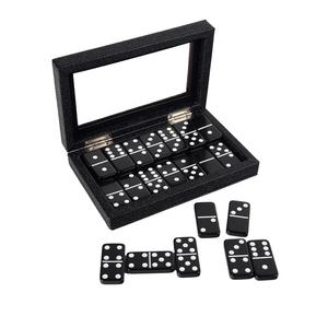 Fabricante Vende Juego de Dominó Doble 6 Tamaño Torneo con Maletín de PU, Fichas de Dominó Grandes para Juego de <span class=keywords><strong>Casino</strong></span> - Product Image 1