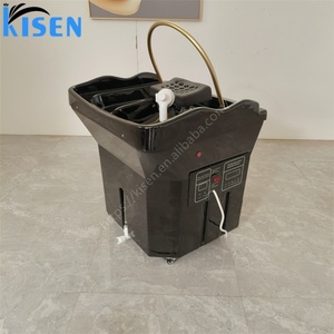 Lavabo Portátil Japonés KISEN para Spa Capilar, Moderno Lavacabezas Ajustable en Altura para Peluquería, Barbería y Baño - Product Image 4