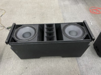 Boutum Haut-parleur audio professionnel PA 3 voies double 12 pouces tableau de ligne de concert extérieur longue portée avec aimant néodyme