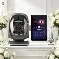 Analyseur de peau professionnel multi-mode AI 8 spectres avec test d'humidité et d'huile, détection du cuir chevelu pour salon de beauté et clinique