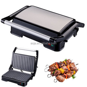 شواية كهربائية منزلية AOJA للشواء مع شواء سهل التنظيف غير لاصق صينية تقطير قابلة للفصل من الفولاذ المقاوم للصدأ - Product Image 1