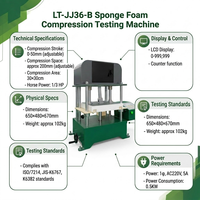 Testeur de compression de mousse Lituo ISO 7214 JIS-K6767, machine d'essai de fatigue pour éponge en polyuréthane, ultra haute précision