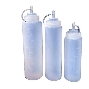 Custom 120ml 240ml 360ml 500ml 680ml 1000ml Food Grade PE Plastic Hot Sauce <b>Squeeze</b> <b>Bottle</b> - Product Image 2