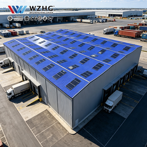 Large Span Clear Span Preengineered Steel Structure Warehouse Manufacturer Custom High Clearance <b>Storage</b> Depot - Product Image 1