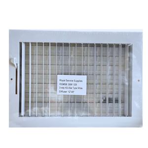 HVAC อุปกรณ์เครื่องปรับอากาศติดผนังตัวกระจายแสงอลูมิเนียม panjuri กระจังหน้าส่วนระบายอากาศไอเสีย HRV - Product Image 1