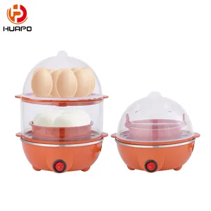 Home Use Breakfast Mini Cooker Smart Automatic Egg Boiler 1-12 eggs 2 Layers Electric Boiling Egg Steamer