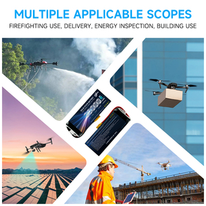 66000mah 고용량 12s 14s 30000mah 반고체 상태 드론 리튬 이온 산업 헬리콥터 배터리 - Product Image 2