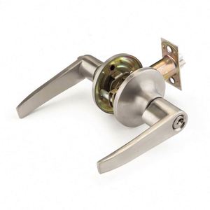 WEKIS Entry Stainless Steel Keyless 60mm Backset Mortise <b>Lock</b> Lever Handle Universal Door Knob Hardware 3 <b>Keys</b> ANSI Grade 2 - Product Image 5