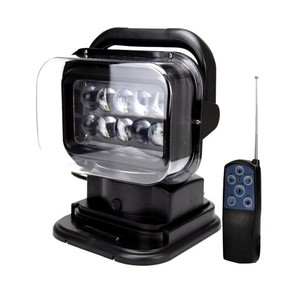 7.9 Inch Điều Khiển Từ Xa 360 Độ Marine Tìm Kiếm Ánh Sáng Mạnh Mẽ 50W <span class=keywords><strong>LED</strong></span> Tìm Kiếm Ánh Sáng Cho Săn Bắn Thuyền Xe Tải Off-Road 4x4 - Product Image 1