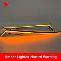 Pour Toyota Corolla (E210) 2019-2025, bande lumineuse LED ABS pour calandre avant centrale, style Raptor, accessoires extérieurs de voiture