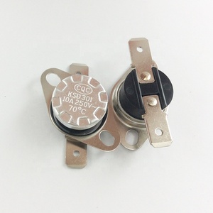 Ksd301 250V 10A kiểm soát nhiệt độ chuyển đổi 40 ~ 300 độ thường đóng chân phẳng hoạt động - Product Image 2