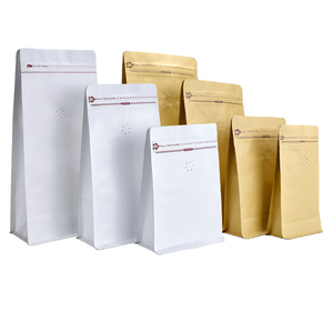Sacs à café personnalisés imprimés avec soufflet latéral et fond plat, emballage plastique refermable pour café - Product Image 3