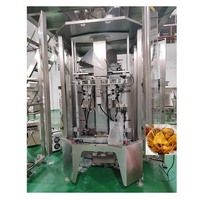 Tortilla chips chips de pomme de terre auto machine d'emballage verticale à 4 joints latéraux
