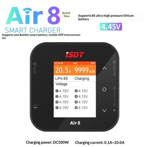เครื่องชาร์จ Air8 <span class=keywords><strong>isdt</strong></span> Q8รถ RC รุ่น500W แบตเตอรี่ลิเธียมสมดุล1S-8S - Product Image 2