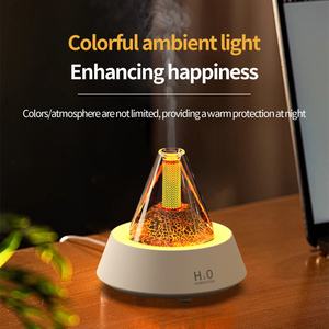 <b>Smart</b> Flame 80ml Timing <b>Humidifier</b> Electric Aroma Diffusers Machine for Home Office Hotel Air Purifier Aromatherapy Function - Product Image 2