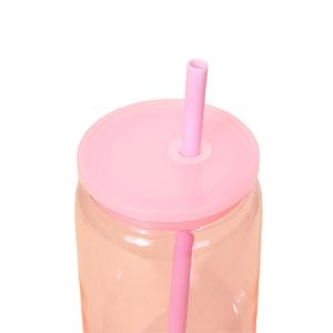 Vaso de Plástico Personalizado de 16 oz, Libre de BPA, con Forma de Lata de Leche, Jugo o Cerveza, con Pajita y Tapa - Product Image 6