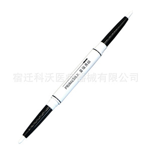 Marqueur médical Prestige blanc et rouge à double extrémité, stérile, pour la conception cutanée, le tatouage et la chirurgie, 14 cm - Product Image 2