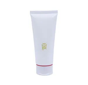 Tùy chỉnh rỗng PE Lotion bóp ống mềm mỹ phẩm ống nhựa với Flip Top cho rửa mặt bề mặt xử lý bằng cách dập nóng