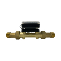 Compteur d'eau numérique à ultrasons SIERJIA M-bus/Rs485/RS232/Lora/LoRawan/NBlot/Wifi IP68 DN15 haute précision avec tube en laiton 1.6MPa