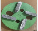 Tampon de polissage bleu pour meuleuse à béton avec trois rouleaux abrasifs pour pièces de machine à meuler manuelle - Product Image 5
