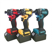 Ensemble de tournevis électrique sans balais 21V, outil sans fil au lithium-ion pour le travail du bois domestique, perçage et rénovation, outil électrique en gros