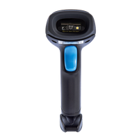 Lector de Códigos de Barras Inalámbrico USB 1D 2D, Escáner de Códigos de Barras Portátil para Supermercados, Bibliotecas y Tiendas