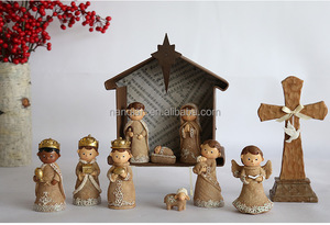 ชุดตุ๊กตาขนาดเล็กงานหัตถกรรมทำจากเรซินของขวัญวันคริสต์มาสชุดตุ๊กตาประดับตกแต่งบ้าน - Product Image 4