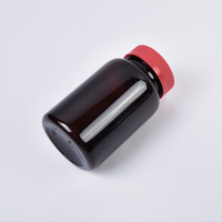 Bouteille d'emballage pharmaceutique ronde haut de gamme en PET de 400 ml à large ouverture, anti-lumière, avec couvercle, idéale pour le stockage de médicaments – Vente chaude directe usine