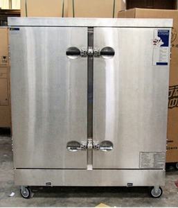 Cuisinière à vapeur électrique commerciale |   Four à vapeur combiné 3/6 bacs pour riz, légumes, fruits de mer - Cuiseur vapeur certifié CE - Product Image 1