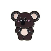 Broche mignonne Koala peinte, style dessin animé, accessoire de vêtement pour enfants, en stock