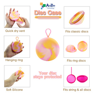 Étui de rangement en silicone réutilisable pour disque menstruel – Vente en gros - Product Image 2