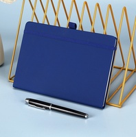 Carnet A5 A6 de haute qualité en gros, reliure PU, reliure parfaite, couverture rigide avec porte-stylo