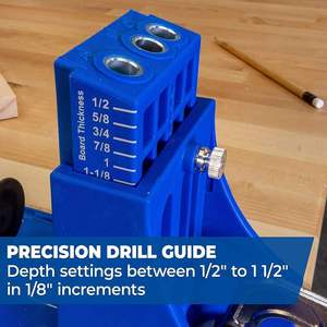 Professional <b>Pocket</b> <b>Hole</b> Cover System Yudong K4 <b>Pocket</b> Screw <b>Jig</b> - Product Image 5