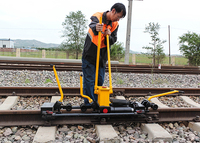Nueva Herramienta Hidráulica de Ajuste de Espacios entre Rieles de Acero Inoxidable Tiegong para Mantenimiento Ferroviario, 400KN, con Bomba Manual