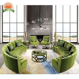 होटल लाउंज एरिया सर्कुलर सोफा सेल्स डिपार्टमेंट विला एरिया सोफा सीनियर होटल क्लब सोफा - Product Image 2