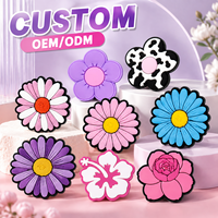 Accessoires de chaussures personnalisés en gros, polyvalents et imperméables, pour filles, pièces de rechange DIY pour chaussures de plage, breloques pour chaussures d'enfants