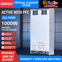 Alimentation à découpage MWISH RSP-1000-48 1000W 48V 20.8A avec PFC actif pour l'automatisation industrielle, les équipements de télécommunications et les équipements de test laser